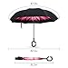 Pelisy Double Layer C Hook Reverse Folding Umbrella Windproof