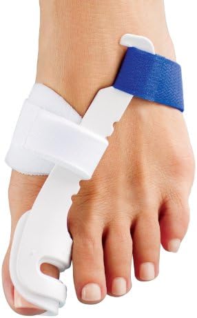 FootSmart Bunion Regulator- Left Women's 9-11.5/Men's 6-8.5, Color: white