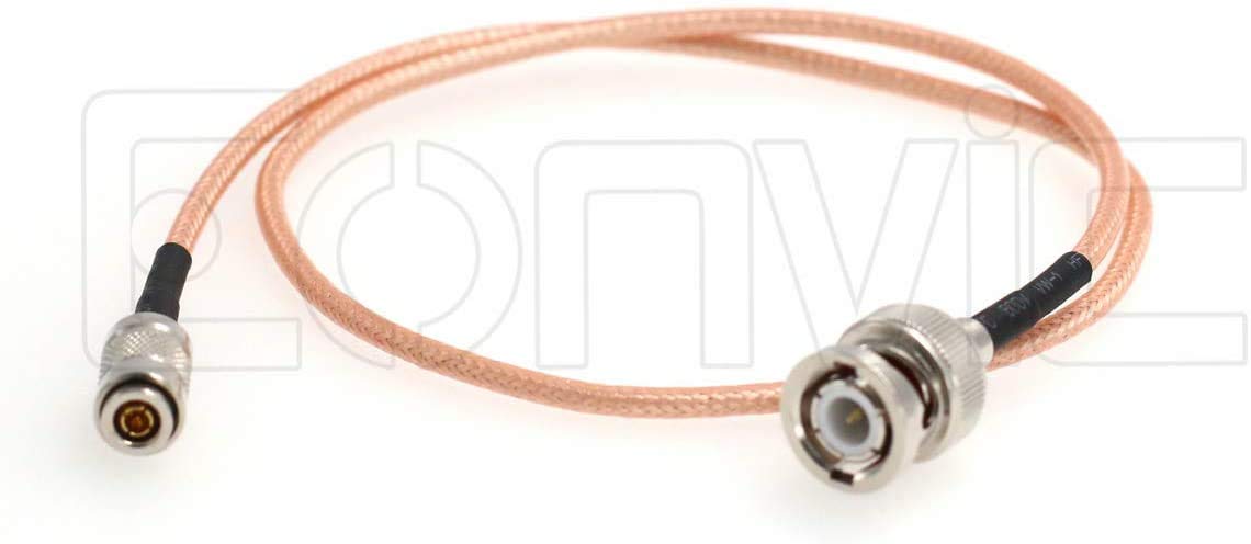 Eonvic DIN 1.0/2.3 to BNC Male RG179 75ohm HD SDI Cable for Blackmagic