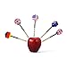 OUTAD 12 PCS Tip Darts with National Flag Flights & 4 Styles - High-grade Aluminum Shafts and Brass Barrels Darts Set