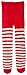 Jefferies Socks Baby Girls' Stripe Tights, Red/White, 6-18 Months