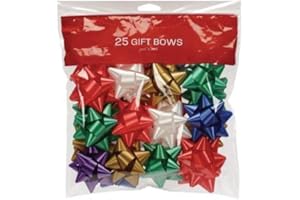 MEDCA BERWICK OFFRAY 74000 25 Count Traditional Star Bow Bag for Decoration