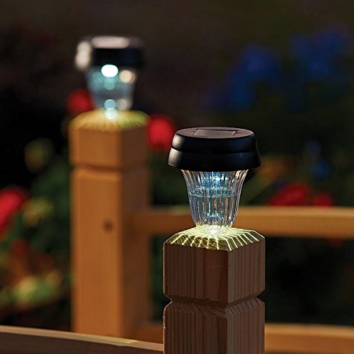 DermaPAD 5' Wood Garden Bridge with 6 Solar Post Cap Lights (Lights Are Removable)