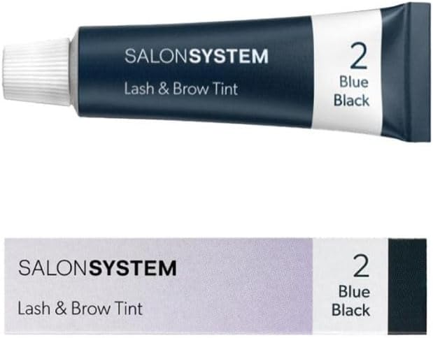 Salon System Lash Tint Blue/Black Lash and Brow Tint 15ml