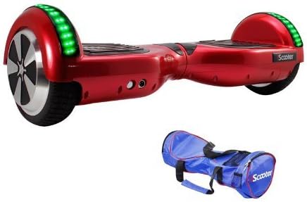 Red Hoverboard LED Self Balancing 6.5inch Electric Skateboard Hover Board gyroscope Electric Scooter LED standing Scooter