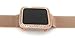 EMJ Series 1,2,3 Bling Apple Watch Zirconia Rose Gold Case Insert Bezel 38/42mm (42.0, series 3 non-ceramic)