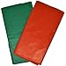 60 Christmas Tissue Paper Sheets for Holiday Crafts Decor Packaging Wrapping and Bags 2 Solid Colors of 35 Red Tissue Paper and 25 Green Tissue Paper by Gift Boutique