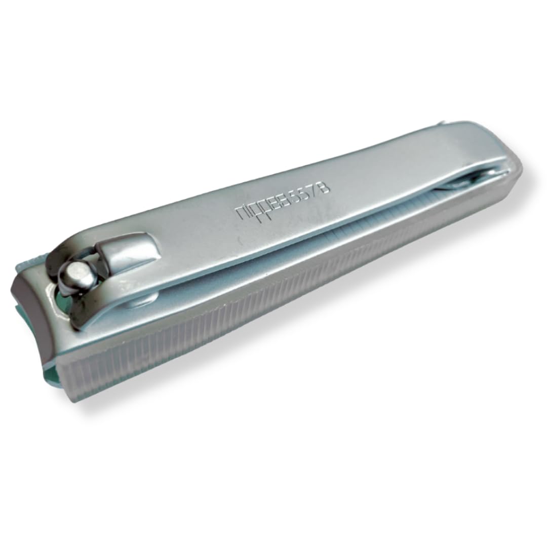 nippes Solingen Nail clippers with practical nail catcher, length 8 cm, toenail clippers, nail care clippers, nail clippers for thick nails