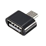 ELEGIANT Micro USB Male to USB 2.0 Female Adapter OTG Converter For Android Tablet Phone Black