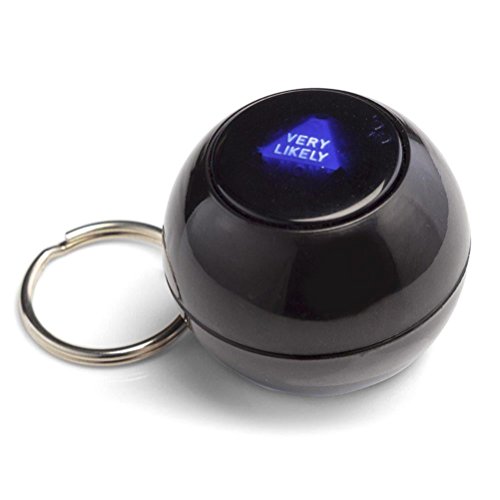 Magic 8 Ball Keychain - Fully Functional Decision Making Ball