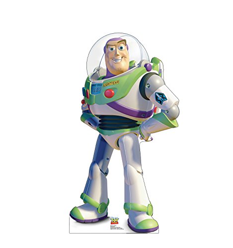 Famous Character Costumes - Advanced Graphics Buzz Lightyear Life Size Cardboard Cutout Standup - Disney Pixar's