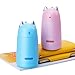 11.5oz Cute Cat Vacuum Insulated Cup Stainless Steel Mini Cartoon Water Bottle Travel Coffee Mug with Brush and Spoon Set Good for Cat Lovers