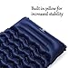 HUI LINGYANG Ultralight Air Sleeping Pad - Best Inflatable Mat for Camping,Backpacking and Traveling-Lightweight & Compact Air Mattress,Blue