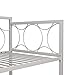 DHP Rebecca Metal Daybed Frame, Sofa Bed Fits Twin Size Mattress, White