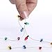 Factory Direct Craft 24 Feet of Tiny Acrylic Light Bulbs on String for Dollhouse Miniatures and Decorating Packages, Trees and Crafts