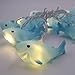 Kolin Shark Indoor Outdoor Decor String Light, Party Bedroom Garden Decorations Ornaments Supplies, 4.9 ft Battery Operated 10 LED Decorative