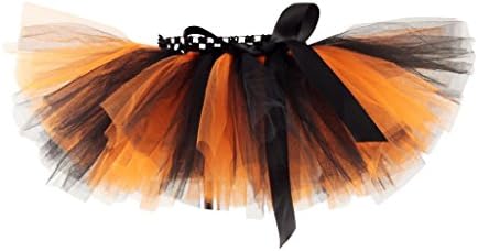 Princess Bowtique Baby Girl's Tutu 0-2T Orange/Black Halloween