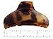 Parcelona French Elegant Light Tortoise Shell Medium 2 3/4