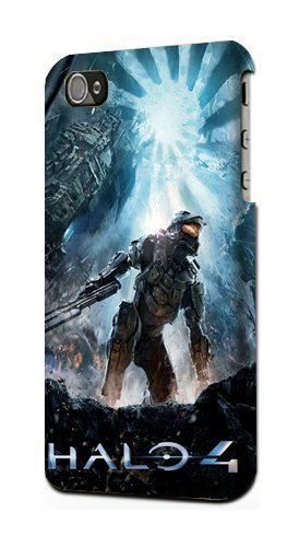 Halo 4 Limited Edition Game Plastic Snap on Case Cover Compatible with Apple iPhone 4 and 4s