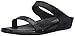 FitFlop Women's Banda Micro Crystal Slide, Black, 7 M US