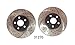 Approved Performance J32436 - [Front & Rear Kit] Performance Drilled/Slotted Brake Rotors and Carbon Fiber Pads