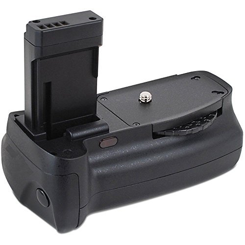 Battery Grip Kit for Canon EOS Rebel T3, T5, T6, Kiss X50, Kiss X70, EOS 1100D, EOS 1200D, EOS 1300D Camera Includes Qty 2 Replacement LP-E10 Batteries + Battery Charger + Vertical Battery Grip