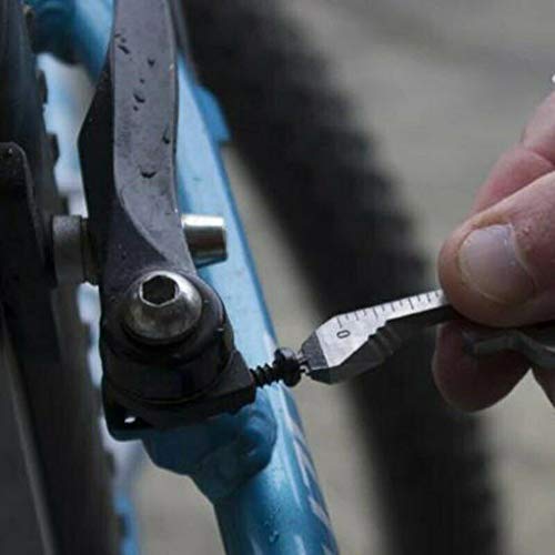 Keychain Multi- Tool 16-in-1Key Tool - Stainless Steel Tactical tools: Bottle Opener, Sharp Blade, Screwdriver, Ruler,trowel & Wrench Set - Original Ultimate Everyday Carry Multi Tool