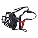 PetAZ Pets Dog Muzzle Silicone Rubber Breathable Adjustable for Chewing Biting Barking (Size4-3.5