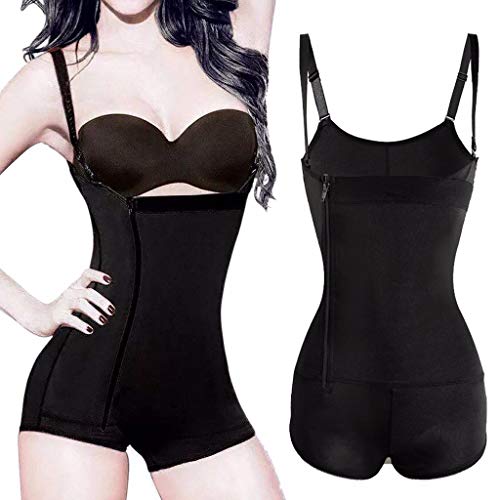 Pongfunsy Women Butt Lifter Shapewear Hi-Waist Tummy Control Panties Slimmer Body Shaper Black