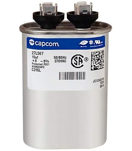 3m7 Z97F9837 - 35 + 4 uf MFD 370 Volt VAC - GE Round Dual Run