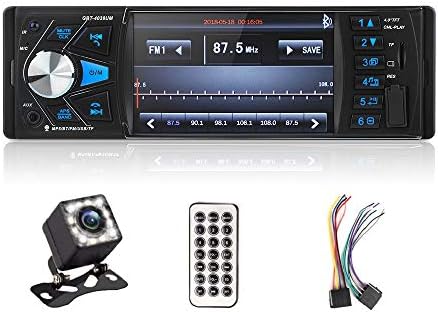 Micarba 1din 超特価sale開催 Fmラジオ カープレイヤー カーオーディオ1din Bluetooth ハンズフリー カーラジオブルートゥースサポートリアビューカメラ Aux Tft Sdカード 4038 Usbメモリー 1080p