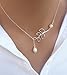 Fashion Alloy Bird Leaf Pendant Necklace Birthday Gift Bird Lariat Sparrow Wedding Bridesmaid Necklace