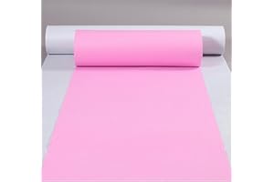 HUAHOO Pink Rugs Aisle Runners Wedding Accessories Pink Aisle Runner Carpet Rugs for Step and Repeat Display, Ceremony Parties and Events Indoor or Outdoor Decoration 24 Inch Wide x 15 feet Long