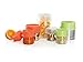 Lekue 3.3 Inch Set of 3 Stretch Tops, Clear