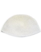 Big Jewish White Kippah
