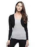 Sofishie Long Sleeve Shrug Cardigan - Black - Large