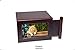 Pet Urn Peaceful Pet Memorial Keepsake Urn,Photo Box Pet Cremation Urn,Dog Urn,Cat Urn,Small Animal Urn, Size,Large, Color,Cherry, 75 cu.in
