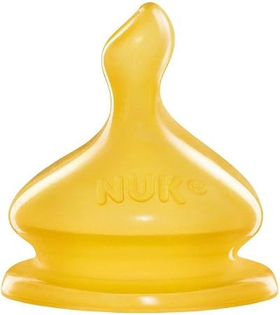 NUK First Choice+ Latex Teats 6-18 Months Large Feed Hole 2 Count