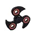 HAND SPINNER Triangle Fidget Toy 3D Printing Bearing EDC Focus Toy Relieve Stress and Anxiety for Adults and Kids (Black)
