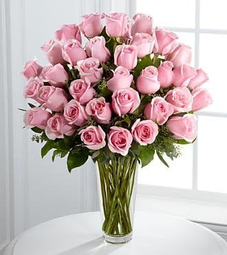 FTD Flowers Pink Rose Bouquet - 36 Stems