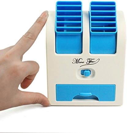 Qualtos Mini USB Cooler with Portable Table Fan for Office, Home