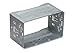 PUMPKIN Universal Double Din Mounting Metal Installation Kit Fitting Cage for 2 DIN in Dash Car Stereo Radio