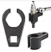 Kwiksen 70039 | 3/8-inch Drive by 7/8-inch (22mm) Offset Oxygen Sensor Socket Wrench Removal Tool