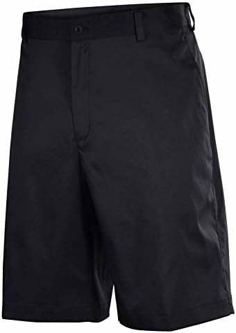 Nike Mens Dri-Fit Flat Front Tech Golf Shorts-Black-38