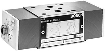 Bosch Rexroth AG 9 810 161 089 Modular Hydraulic Meter In/Out Interchangeable Throttle Valve, Reference Code FF1-SHMH-01 H-50
