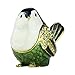 EchoMerx Bird Trinket Box Austrian Crystals Blue Green Gold