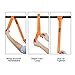 XSTRAP STANDARD Soft Loop Tie-Down Straps 8PK 1-1/16 x 18 inches - 3600LB Breaking Strength, Loops for Securing Trailering of Bikes, ATV, UTV, Motorcycles, Scooters, Dirt Bikes, Lawn Equipment, Orange