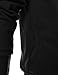 4BH Mens Casual Luxury Buckle Hoodie Slim Cotton Sweatshirts BLACK US L(Tag size 2XL)
