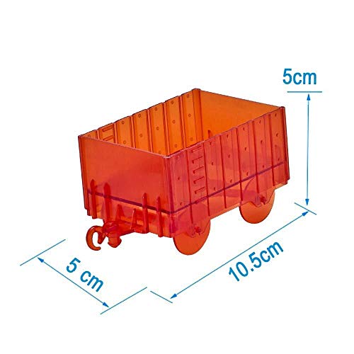 ONTOPON Magic Track Accessory with car Toy- Tunnel with Red Train Set - Thumbnail 3
