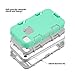 iPhone 4 Case,iPhone 4S Case,ULAK KNOX ARMOR Shockproof Heavy Duty Combo Hybrid Defender High Impact Body Rugged Hard PC & Silicone Case Protective Cover For Apple iPhone 4 4S (Mint+Grey)